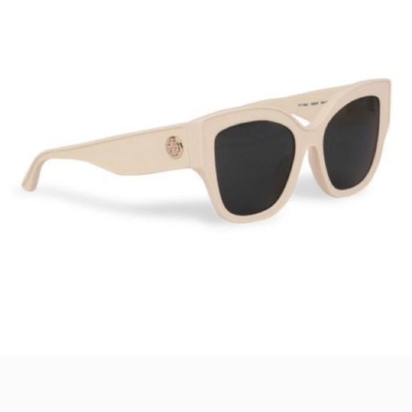 TORY BURCH Ivory Cat Eye Sunglasses TY7184U  I - Picture 2 of 15